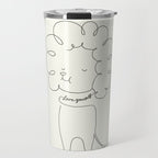 Love Yourself Lion Travel Mug Gallery Image 1