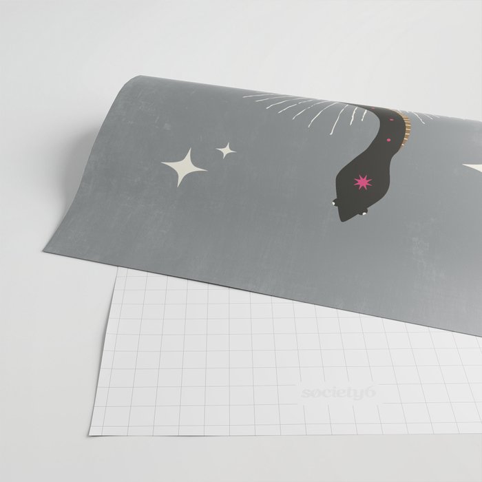 Slither - Gray Wrapping Paper Gallery Image 2