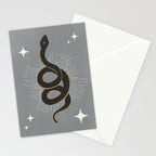 Slither - Gray Stationery Card Gallery Image 2