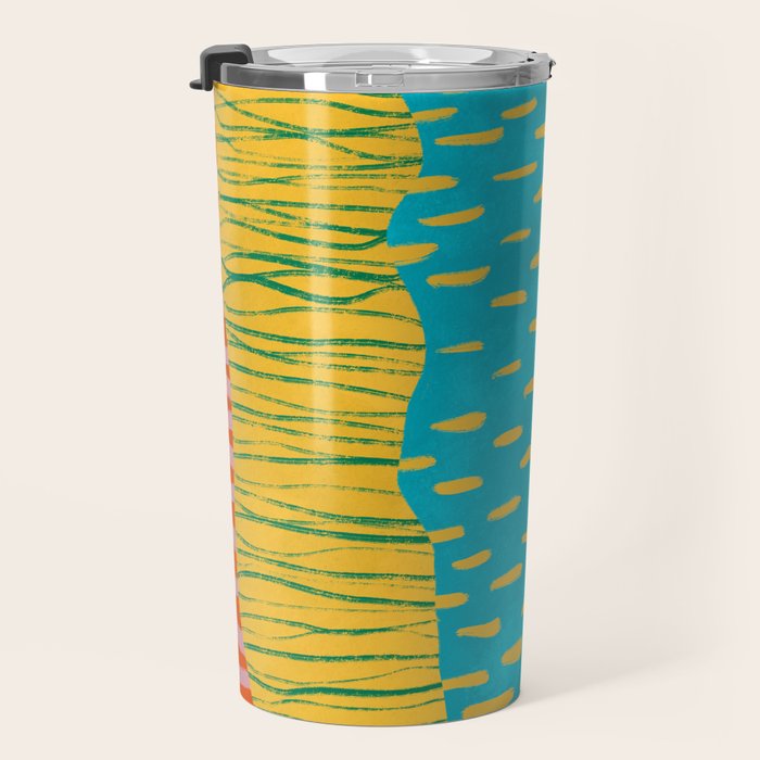 Pop Pattern Collage | PATTERN 10: The Retro Edition Travel Mug Gallery Image 3