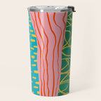 Pop Pattern Collage | PATTERN 10: The Retro Edition Travel Mug Gallery Image 2