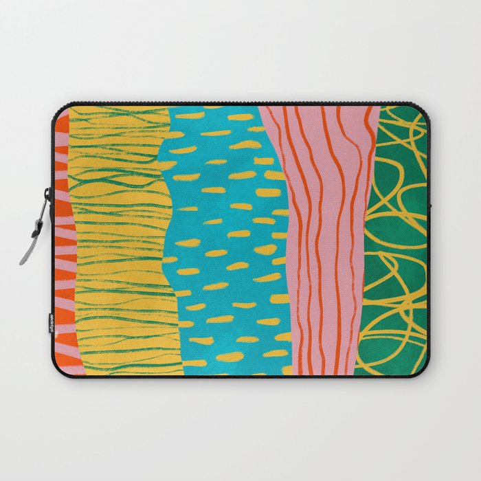 Pop Pattern Collage | PATTERN 10: The Retro Edition Laptop Sleeve Gallery Image 1