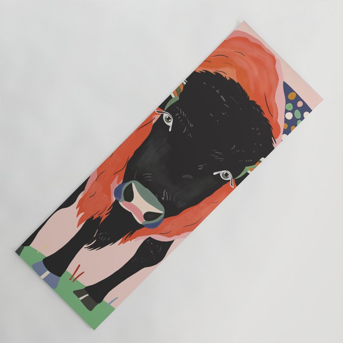 Vivid Bison Yoga Mat Gallery Image 1