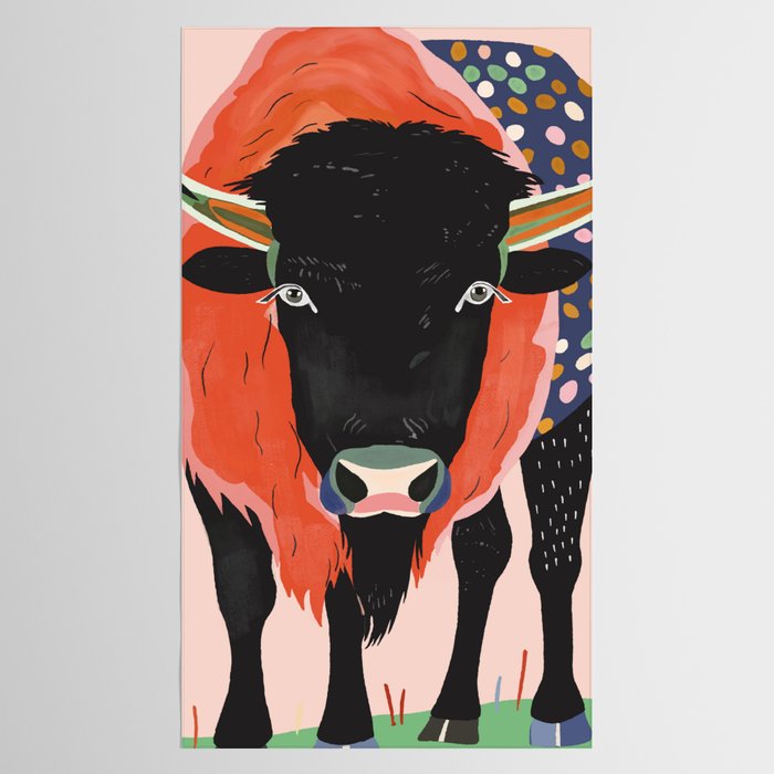 Vivid Bison Tablecloth Gallery Image 2