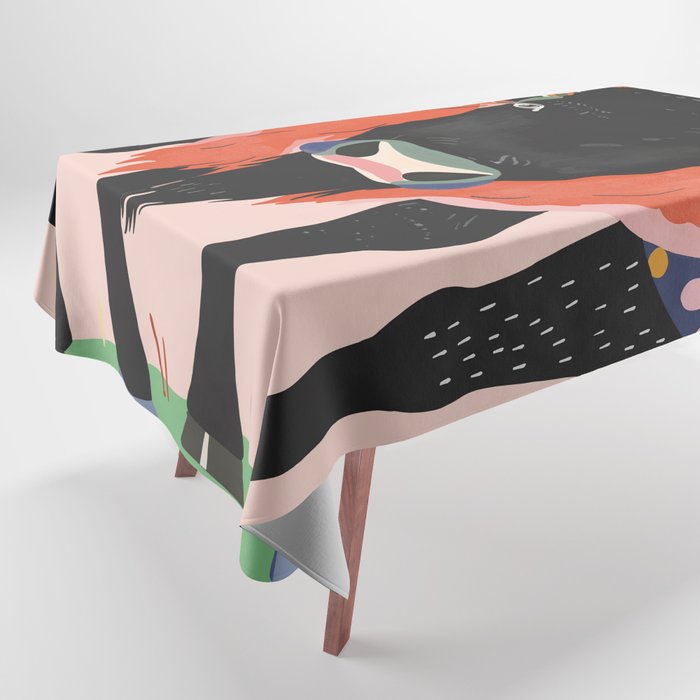 Vivid Bison Tablecloth Gallery Image 1