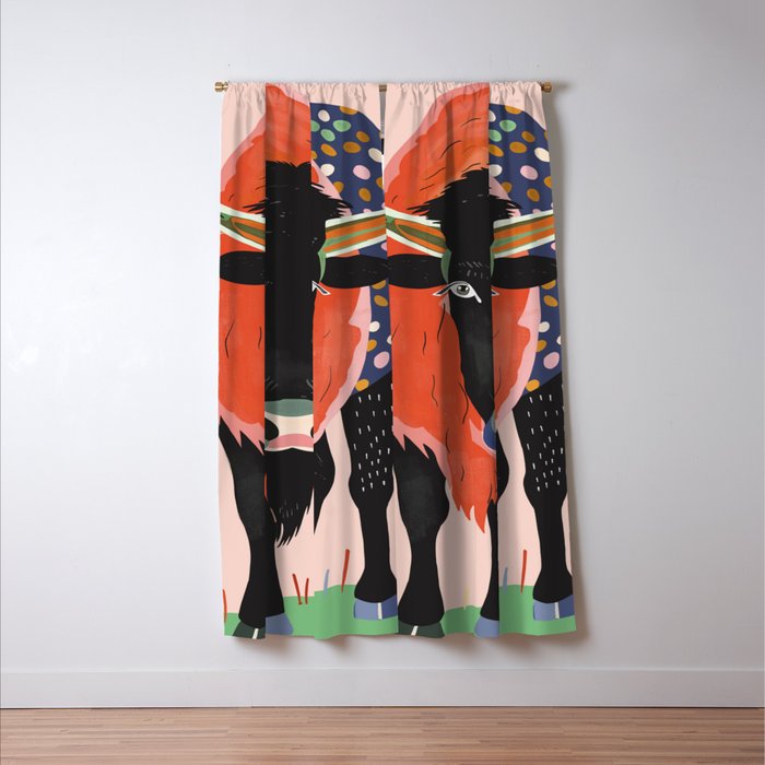 Vivid Bison Window Curtain Gallery Image 3