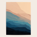 Blue Waves In Desert Peaks Poster Gallery Image 4
