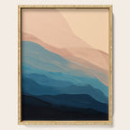 Blue Waves In Desert Peaks Serving Tray Gallery Image 1