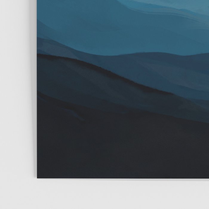 Blue Waves In Desert Peaks Poster Gallery Image 3