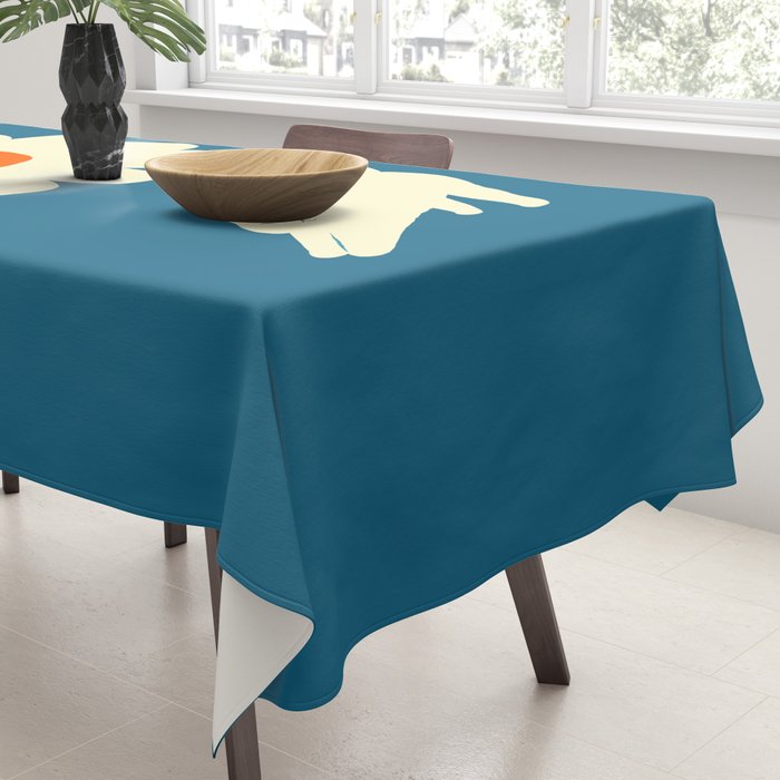 Cat and Plant 67 Tablecloth Gallery Image 3