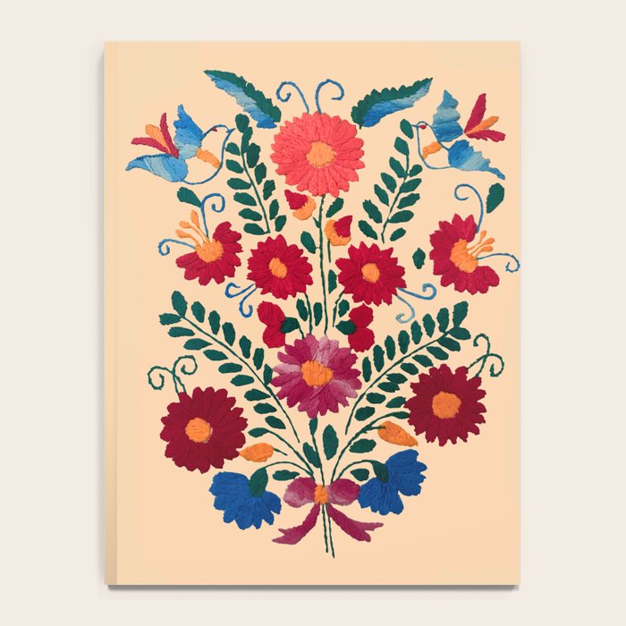 Mexican Bird Motif Cream  Notebook Gallery Image 4