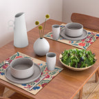 Mexican Bird Motif Cream  Placemat Gallery Image 2