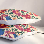 Mexican Bird Motif Cream  Pillow Sham Gallery Image 3
