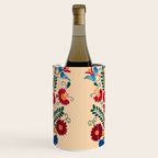Mexican Bird Motif Cream  Wine Chiller Gallery Image 1