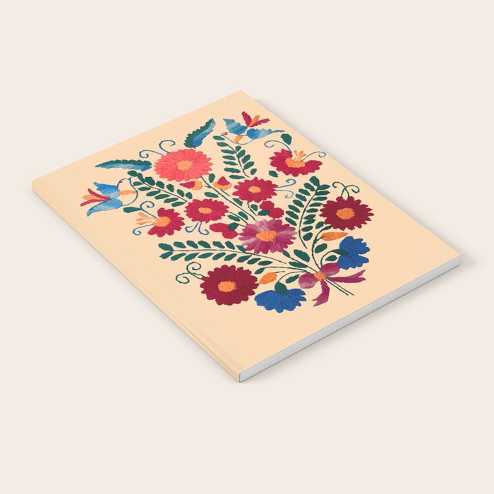 Mexican Bird Motif Cream  Notebook Gallery Image 2