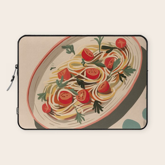 Summer Spaghetti Laptop Sleeve Gallery Image 1