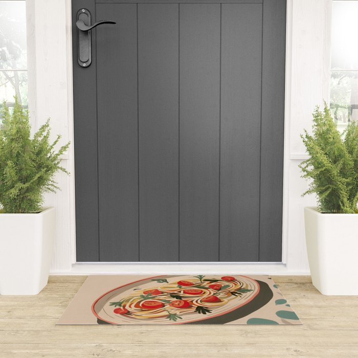 Summer Spaghetti Welcome Mat Gallery Image 3