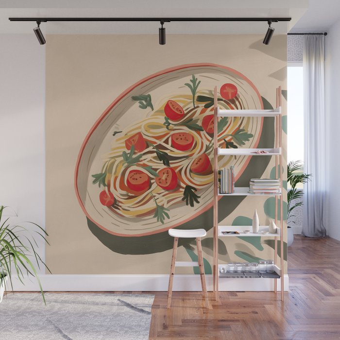 Summer Spaghetti Wall Mural Gallery Image 1
