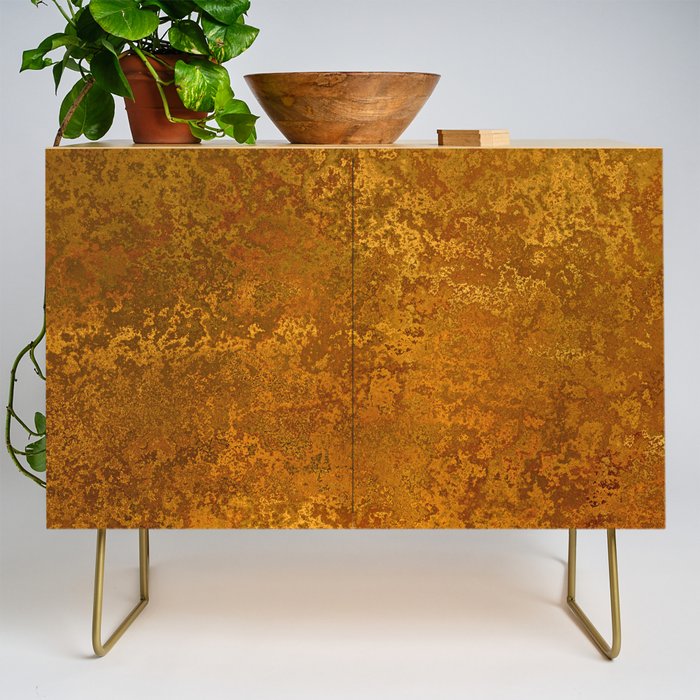 Vintage Gold Rust, Minimal Art Credenza Gallery Image 1