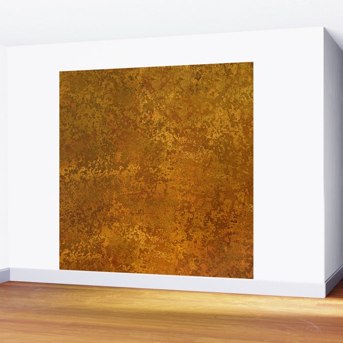 Vintage Gold Rust, Minimal Art Wall Mural Gallery Image 2