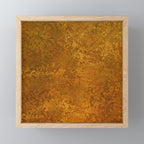 Vintage Gold Rust, Minimal Art Mini Art Print Gallery Image 1