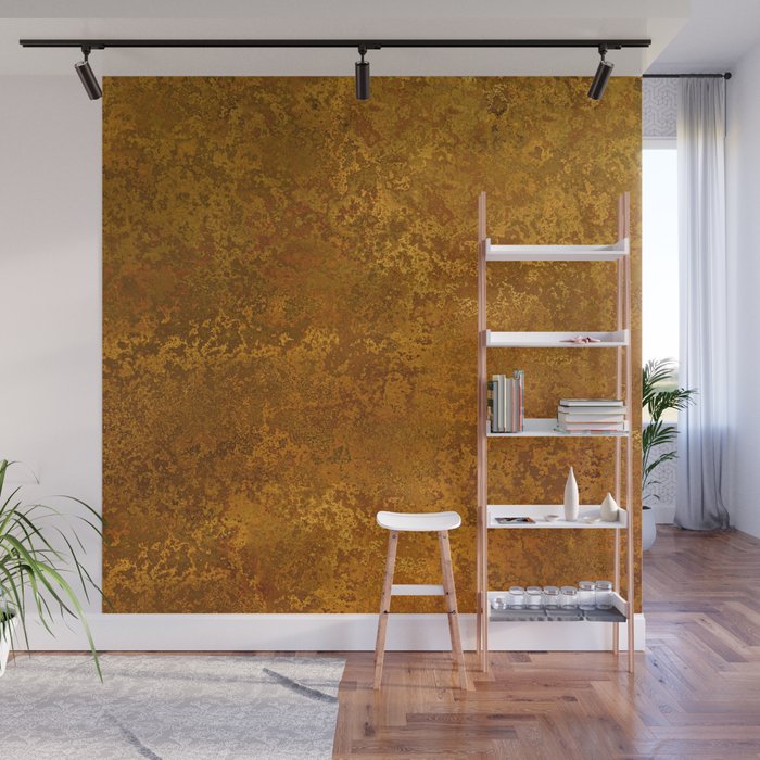 Vintage Gold Rust, Minimal Art Wall Mural Gallery Image 1