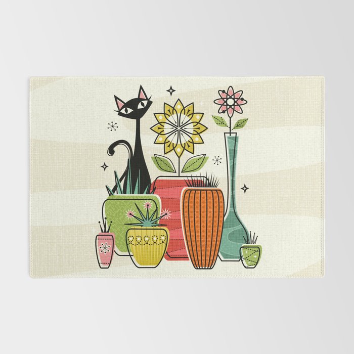 Plants, Pots, and a Pussycat ©studioxtine Rug Gallery Image 2