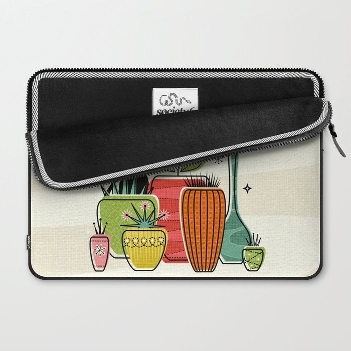 Plants, Pots, and a Pussycat ©studioxtine Laptop Sleeve Gallery Image 2
