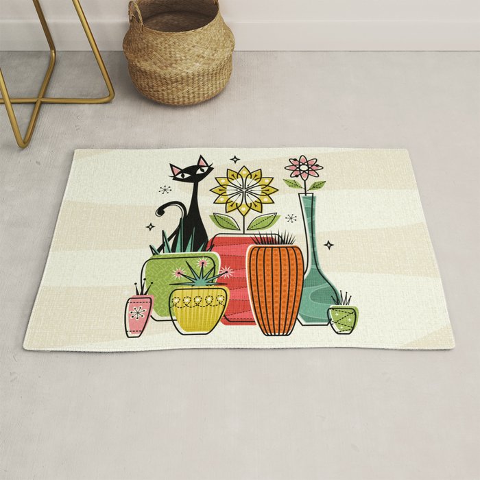 Plants, Pots, and a Pussycat ©studioxtine Rug Gallery Image 1