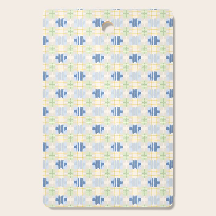 Geo handmade squares Cutting Board Gallery Image 1