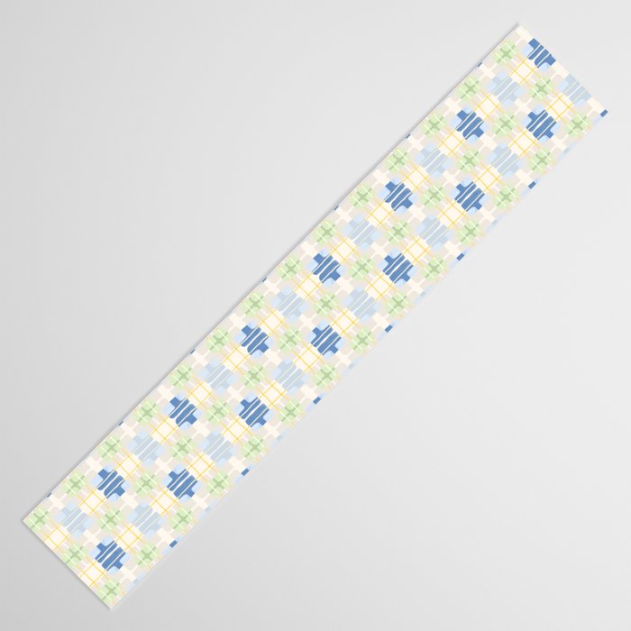 Geo handmade squares Table Runner Gallery Image 3