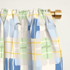 Geo handmade squares Window Curtain Gallery Image 2