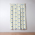 Geo handmade squares Window Curtain Gallery Image 3