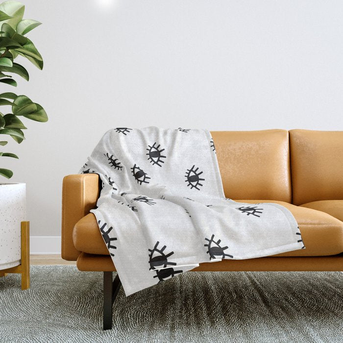 Open Eyes Throw Blanket Gallery Image 1