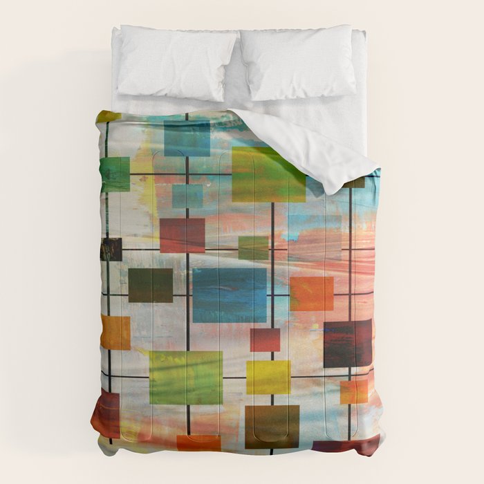 Mid-Century Modern Art 1.3 -  Graffiti Style Comforter Gallery Image 6
