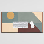 Abstract Geometric Shapes 47 Desk Mat Gallery Image 1