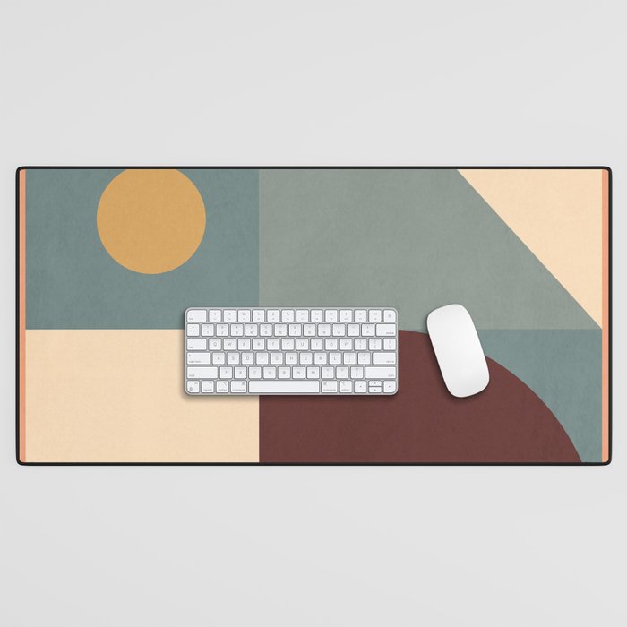 Abstract Geometric Shapes 47 Desk Mat Gallery Image 1