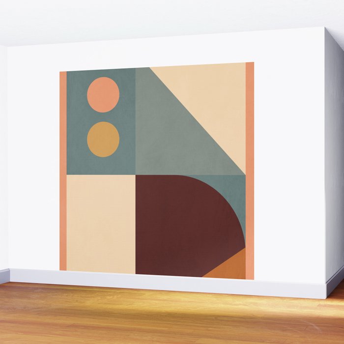 Abstract Geometric Shapes 47 Wall Mural Gallery Image 2