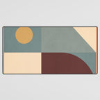 Abstract Geometric Shapes 47 Desk Mat Gallery Image 3