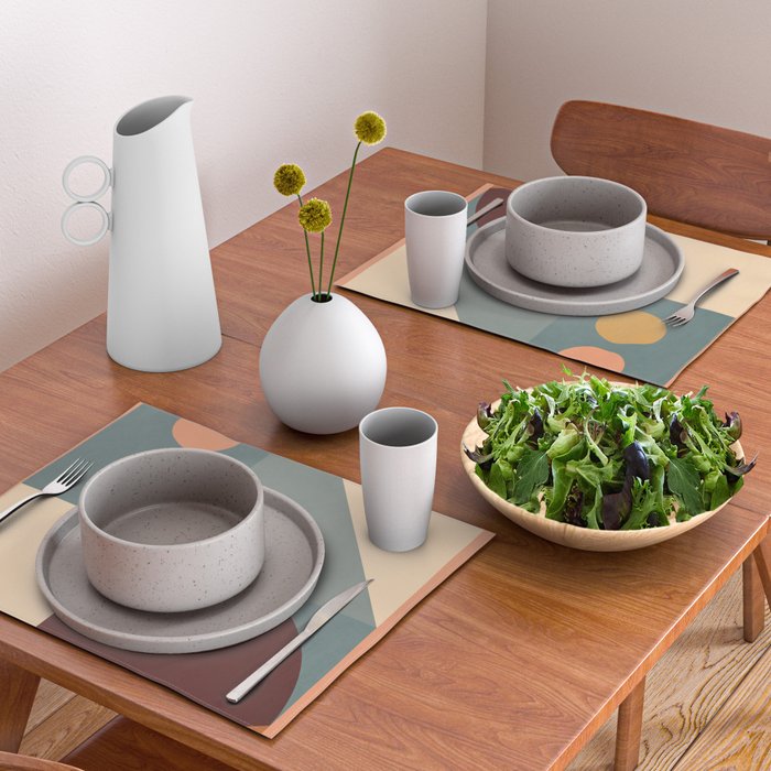 Abstract Geometric Shapes 47 Placemat Gallery Image 2