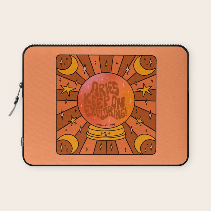 Aries Crystal Ball Laptop Sleeve Gallery Image 1