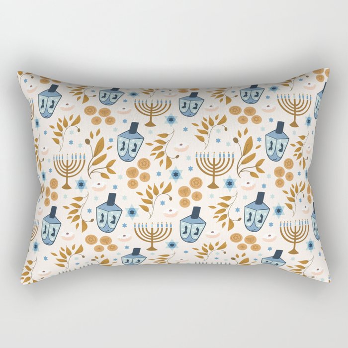 All Things Hanukkah Rectangular Pillow Gallery Image 2