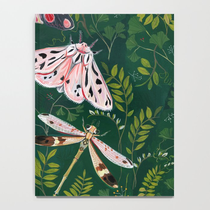 Moths and dragonfly Notebook Gallery Image 4