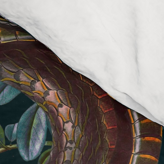 Mysterious Mushroom Forest III - Night Comforter Gallery Image 4