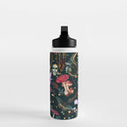 Mysterious Mushroom Forest III - Night Water Bottle Gallery Image 3