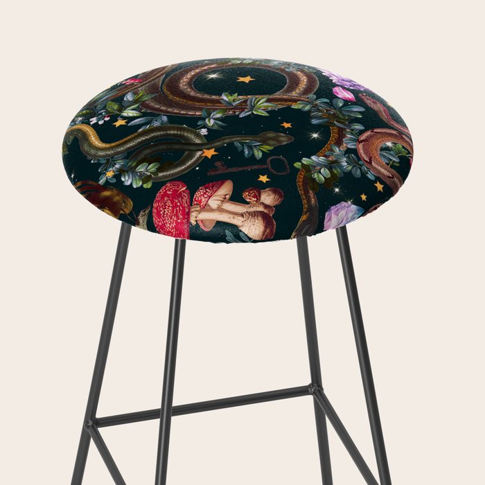 Mysterious Mushroom Forest III - Night Stool Gallery Image 2