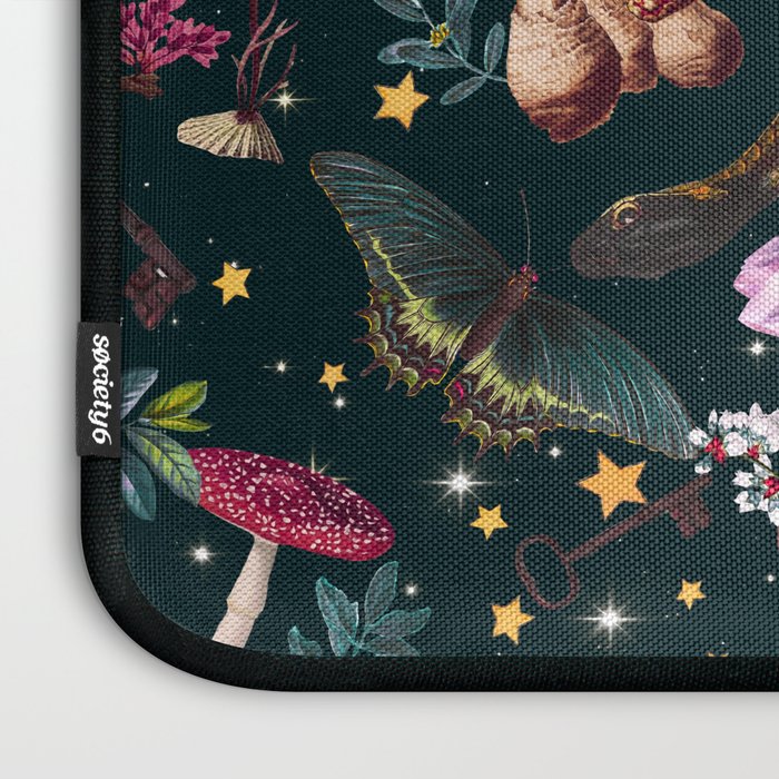 Mysterious Mushroom Forest III - Night Laptop Sleeve Gallery Image 3