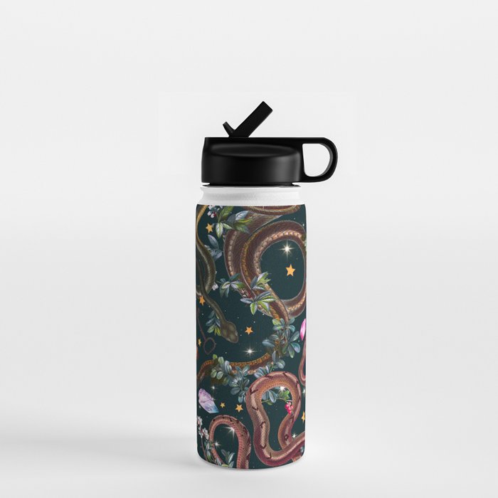 Mysterious Mushroom Forest III - Night Water Bottle Gallery Image 1