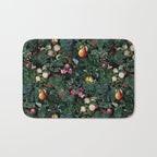 Delicious Floral Pattern Bath Mat Gallery Image 1