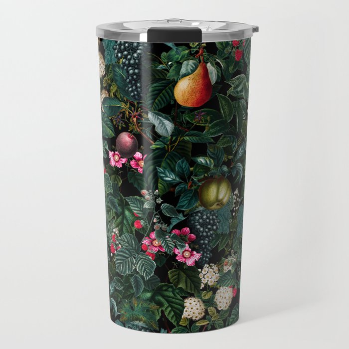 Delicious Floral Pattern Travel Mug Gallery Image 1